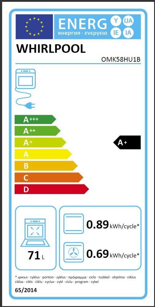 Whirlpool OMK58CU1SB hind ja info | Ahjud | kaup24.ee