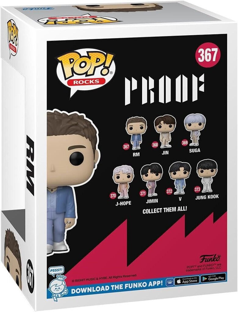 Funko Pop! Rocks: BTS - RM hind ja info | Fännitooted mänguritele | kaup24.ee