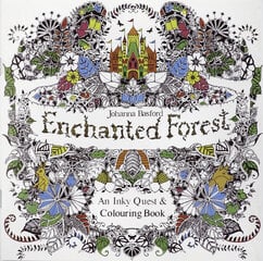 Värvimisraamat täiskasvanutele Enchanted Forest Ragi цена и информация | Книжки - раскраски | kaup24.ee