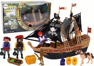Piraatlaev koos tarvikutega 23tk hind ja info | Poiste mänguasjad | kaup24.ee