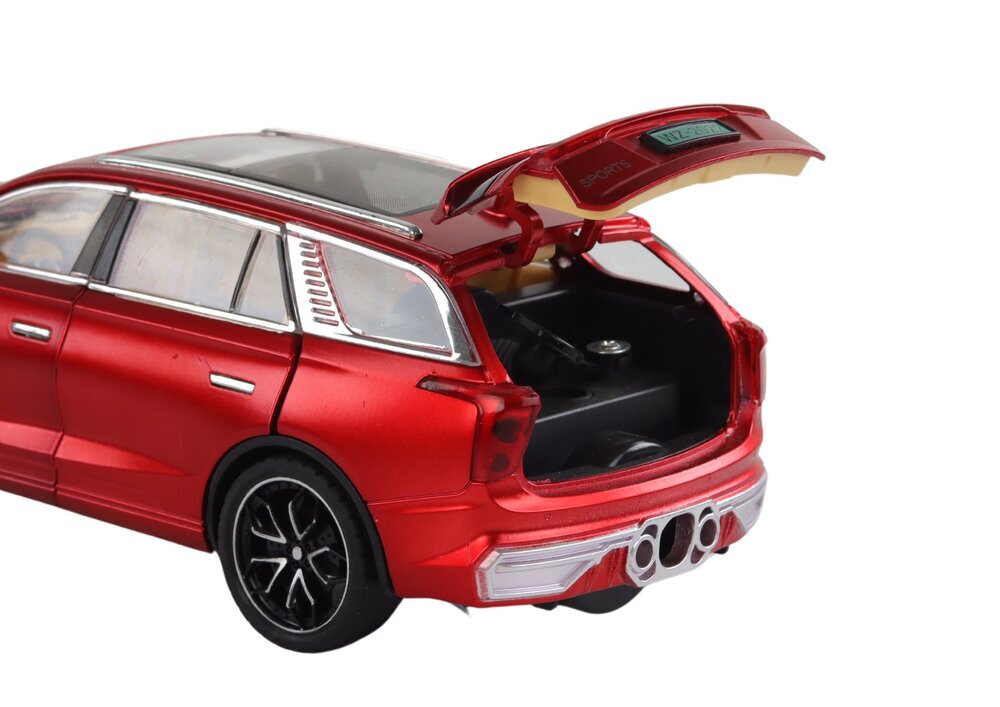 Kaugjuhitav auto E-9, punane hind ja info | Poiste mänguasjad | kaup24.ee
