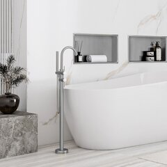 Vannitoa riiul, 30x45 harjatud teras цена и информация | Аксессуары для ванной комнаты | kaup24.ee