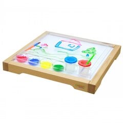 Пластиковый квадратный лоток для рисования Masterkidz цена и информация | Развивающие игрушки | kaup24.ee