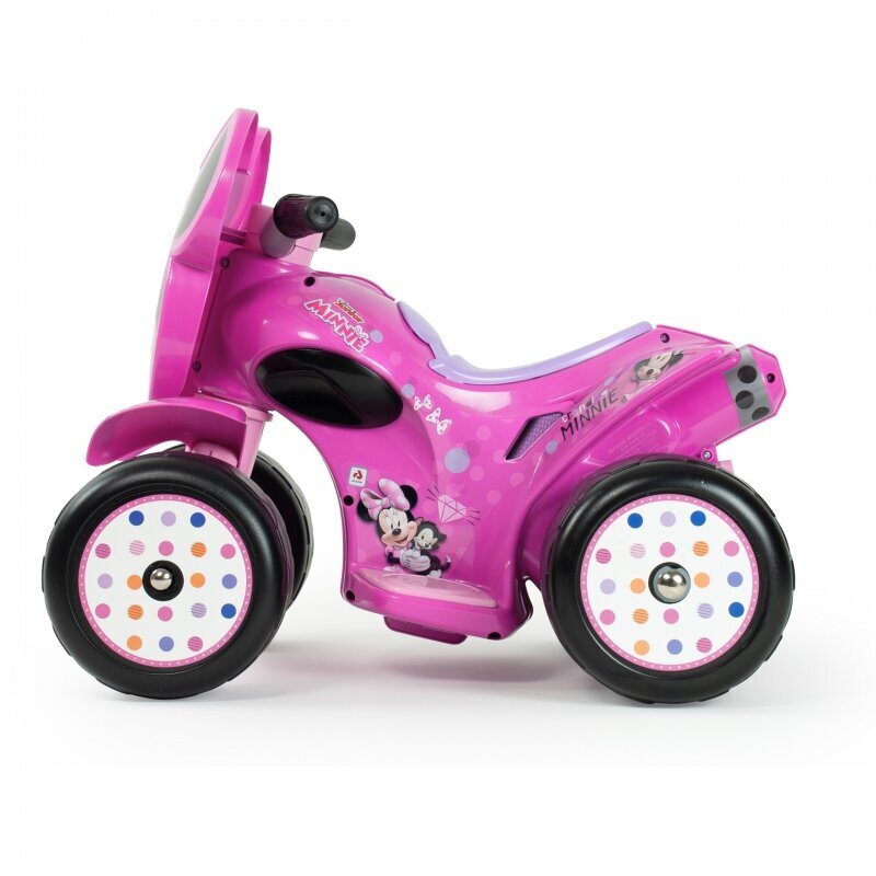 Laste elektriline jalgratas Minnie Mouse 6V, Injusa, roosa цена и информация | Laste elektriautod | kaup24.ee