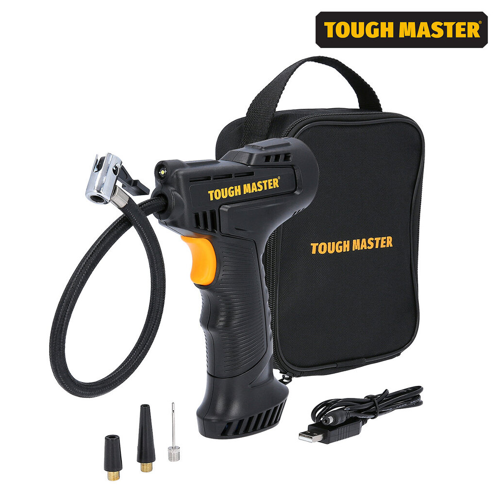 Akudega õhukompressor, jalgrattapump Tough Master®, TM-TC50B hind ja info | Kompressorid | kaup24.ee