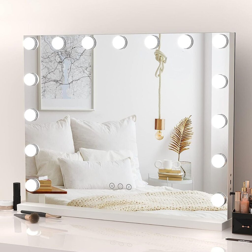 LED-tulega peegel G.Lux LED Make Up Mirror-3-WH hind ja info | Peeglid | kaup24.ee