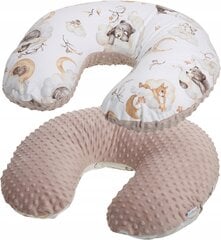 Подушка для кормления Babymam, песочный/белый, 62x52 см цена и информация | Подушки для кормления | kaup24.ee