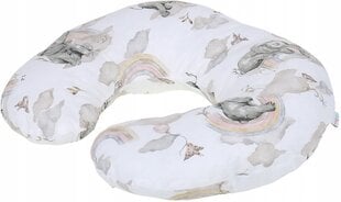 Подушка для кормления Babymam Elephant on a cloud, 55x55 см цена и информация | Подушки для кормления | kaup24.ee