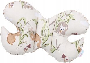 Anti-shock подушка для младенцев в форме бабочки Babymam, песочный, 24x35 cm цена и информация | Детские подушки, конверты, спальники | kaup24.ee