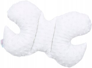 Anti-shock подушка для младенцев в форме бабочки Babymam, белый/серый, 24x35 cm цена и информация | Детские подушки, конверты, спальники | kaup24.ee