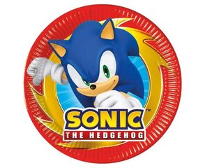 Sünnipäevanõude komplekt Sonic the Hedgehog цена и информация | Праздничная одноразовая посуда | kaup24.ee