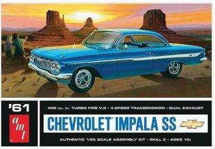 Plastikust mudelauto - 1961 Chevy Impala SS - AMT цена и информация | Склеиваемые модели | kaup24.ee
