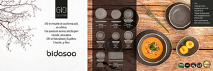 Плоская тарелка Bidasoa Ikonic Керамика Двухцветный 24 cm (6 штук) цена и информация | Посуда, тарелки, обеденные сервизы | kaup24.ee