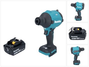 Аккумуляторный дуватель Makita DAS 180 G1, 18 V, аккумулятор 6,0 Ah, без зарядного устройства цена и информация | Строительные фены | kaup24.ee