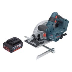 Bosch GKS 18V-57-2 Professionaalne aku käsiketassaag 18 V 165 mm + 1x aku 4,0 Ah - ilma laadijata цена и информация | Пилы, циркулярные станки | kaup24.ee