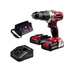 Einhell TE-CD 18/2 Li-i-Kit akulööktrell 18 V 44 Nm + 2x akut 1,5 Ah + laadija + kott hind ja info | Akutrellid, kruvikeerajad | kaup24.ee