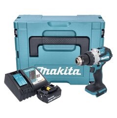 Makita DHP 489 RG1J akulööktrell 18 V 73 Nm + 1x aku 6,0 Ah + laadija + Makpac hind ja info | Akutrellid, kruvikeerajad | kaup24.ee