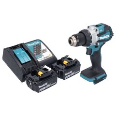 Makita DHP 489 RM akulööktrell 18 V 73 Nm + 2x akut 4,0 Ah + laadija hind ja info | Akutrellid, kruvikeerajad | kaup24.ee