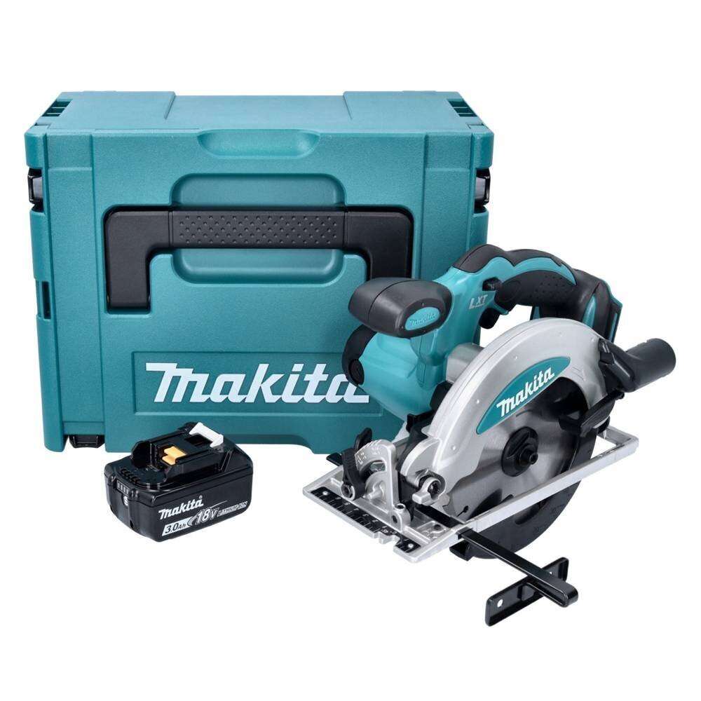 Makita DSS 610 F1J aku käsiketassaag 18 V 165 mm + 1x aku 3,0 Ah + Makpac - ilma laadijata цена и информация | Elektrilised saed, mootorsaed ja tarvikud | kaup24.ee