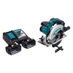 Makita DSS 610 RF aku käsitsi ketassaag 18 V 165 mm + 2x akut 3,0 Ah + laadija hind ja info | Elektrilised saed, mootorsaed ja tarvikud | kaup24.ee