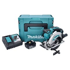 Makita DSS 610 RF1J aku käsiketassaag 18 V 165 mm + 1x aku 3,0 Ah + laadija + Makpac цена и информация | Пилы, циркулярные станки | kaup24.ee