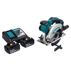 Makita DSS 610 RG Aku käsitsi ketassaag 18 V 165 mm + 2x akut 6,0 Ah + laadija hind ja info | Elektrilised saed, mootorsaed ja tarvikud | kaup24.ee