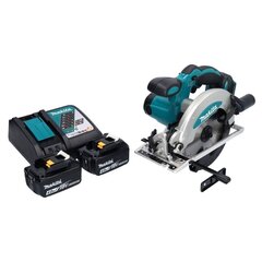 Makita DSS 610 RM aku käsitsi ketassaag 18 V 165 mm + 2x akut 4,0 Ah + laadija hind ja info | Elektrilised saed, mootorsaed ja tarvikud | kaup24.ee