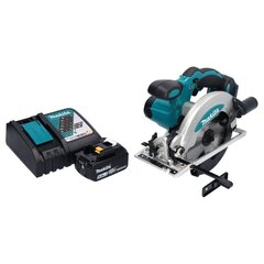 Makita DSS 610 RT1 aku käsiketassaag 18 V 165 mm + 1x aku 5,0 Ah + laadija hind ja info | Elektrilised saed, mootorsaed ja tarvikud | kaup24.ee