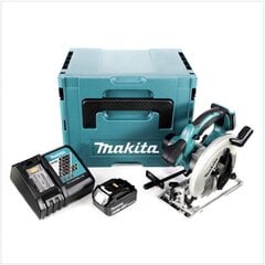 Makita DSS 611 RT1J aku käsiketassaag 18 V 165 mm + 1x aku 5,0 Ah + laadija + Makpac hind ja info | Elektrilised saed, mootorsaed ja tarvikud | kaup24.ee