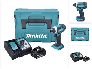 Аккумуляторный ударный гайковерт Makita 18 В с аккумулятором цена и информация | Шуруповерты, дрели | kaup24.ee