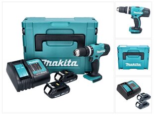 Makita DTD 152 SYJ aku löökvõti 18 V 165 Nm + 2x akut 1,3 Ah + laadija + Makpac hind ja info | Akutrellid ja akukruvikeerajad | kaup24.ee