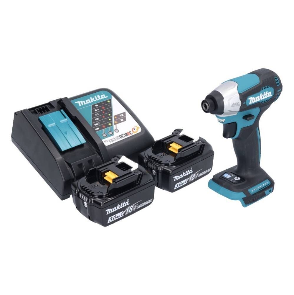 Makita DTD 157 RF aku löökvõti 18 V 140 Nm 1/4" + 2x akut 3,0 Ah + laadija hind ja info | Akutrellid, kruvikeerajad | kaup24.ee