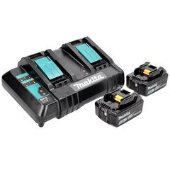 Makita laadimiskomplekt 18 V 2x BL 1850 B 5,0 Ah akuga + DC 18 SH topeltlaadija hind ja info | Akutrellid, kruvikeerajad | kaup24.ee