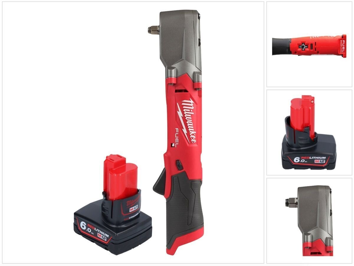 Milwaukee M12 FRAIWF38-601 aku löökvõti 12 V 3/4" 270 Nm + 1x aku 6,0 Ah - ilma laadijata цена и информация | Akutrellid ja akukruvikeerajad | kaup24.ee