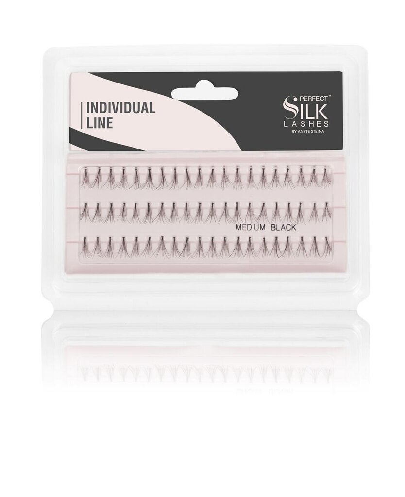 Ripsmepikenduste komplekt Perfect Silk Lashes Flare Medium Black цена и информация | Kunstripsmed, ripsmekoolutajad | kaup24.ee