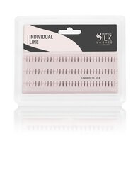 Perfect Silk Lashes, Пучковые ресницы, короткиe, с черным низом цена и информация | Накладные ресницы, керлеры | kaup24.ee