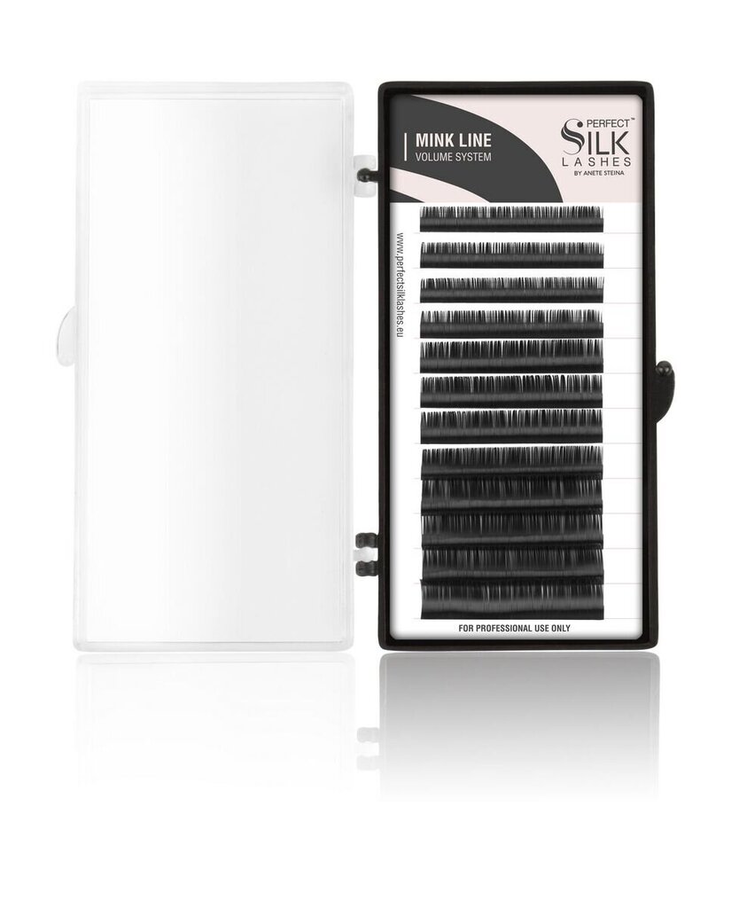 Kunstripsmed PSL Mink Lashes C.07 Black, 8/10/12 mm цена и информация | Kunstripsmed, ripsmekoolutajad | kaup24.ee