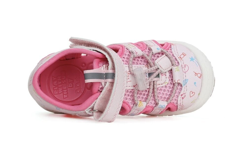 Laste tekstiilist sandaalid D.D.STEP.G065-41329D, roosa hind ja info | Laste spordijalatsid | kaup24.ee