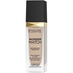 EVELINE Wonder Match tonālais krēms 30ml, 12 light natural цена и информация | Пудры, базы под макияж | kaup24.ee