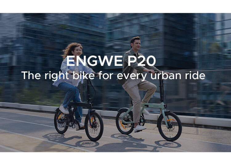 Elektrijalgratas Engwe P20, valge hind ja info | Elektrirattad | kaup24.ee