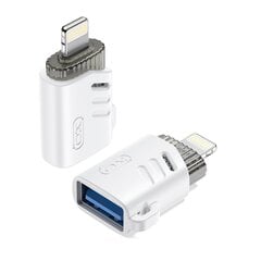 XO adapter NB256A OTG USB - Lightning white цена и информация | Адаптеры и USB-hub | kaup24.ee