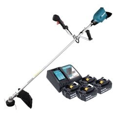 Akutrimmer Makita DUR 369 ARF4 36 V, 3,0 Ah + laadija цена и информация | Кусторезы, ножницы для газона | kaup24.ee