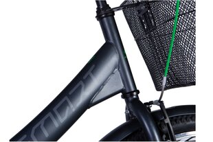 Kokkupandav ratas kotiga Smart 24 tolli, 130-170 cm, 1 käik, must цена и информация | Велосипеды | kaup24.ee