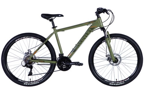 Jalgratas MTB Discovery Bastion Disc 26", Alumiinium, 160-185 cm, 21 käiku, khaki цена и информация | Велосипеды | kaup24.ee