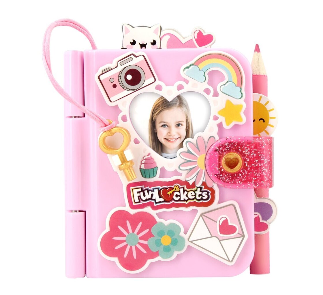 Väike saladuslik päevik Funlockers, S22250 hind ja info | Tüdrukute mänguasjad | kaup24.ee