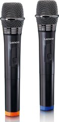 Lenco MCW-020BK - 2 dünaamilise juhtmevaba mikrofoni komplekt цена и информация | Микрофоны | kaup24.ee