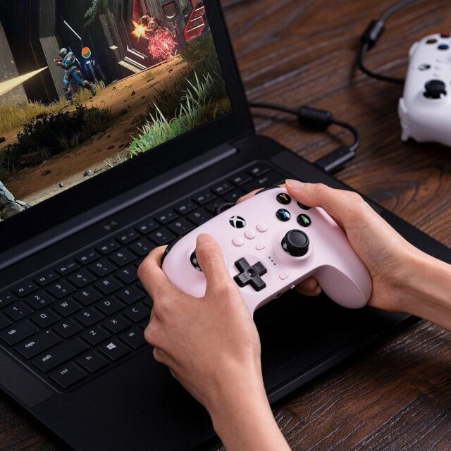 8bitdo mängupult Ultimate Wired for Xbox 82CE03, roosa цена и информация | Mängupuldid | kaup24.ee