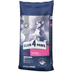 Club 4 Paws Premium kuivtoit kõikide tõugude kutsikatele kõrge kanasisaldusega, 20kg hind ja info | Kuivtoit koertele | kaup24.ee