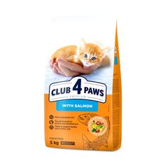 Club 4 Paws Premium kassipoegadele lõhega, 5 kg hind ja info | Kuivtoit kassidele | kaup24.ee