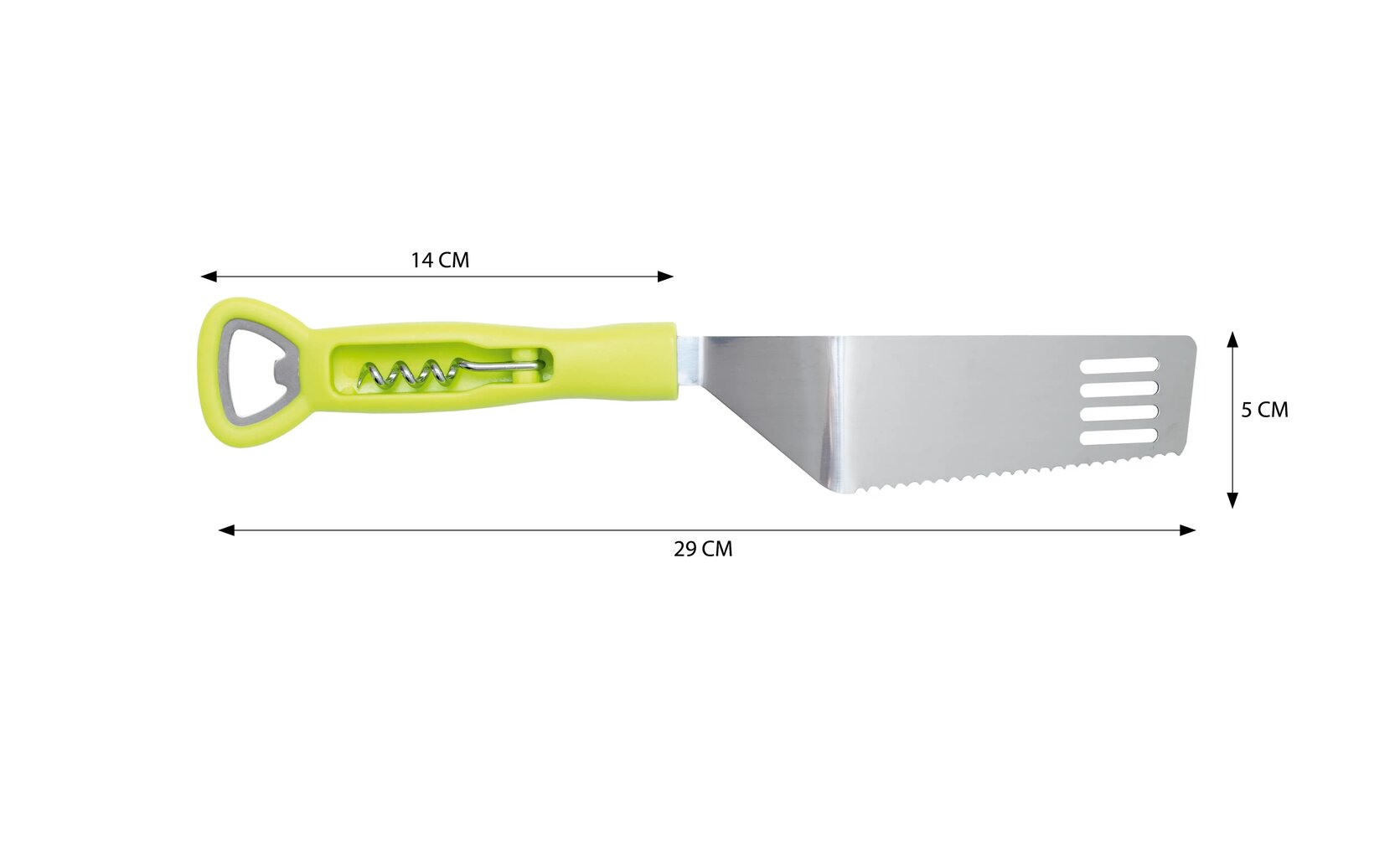 Multifunktsionaalne spaatel 4 in 1, 29 cm hind ja info | Noad ja tarvikud | kaup24.ee